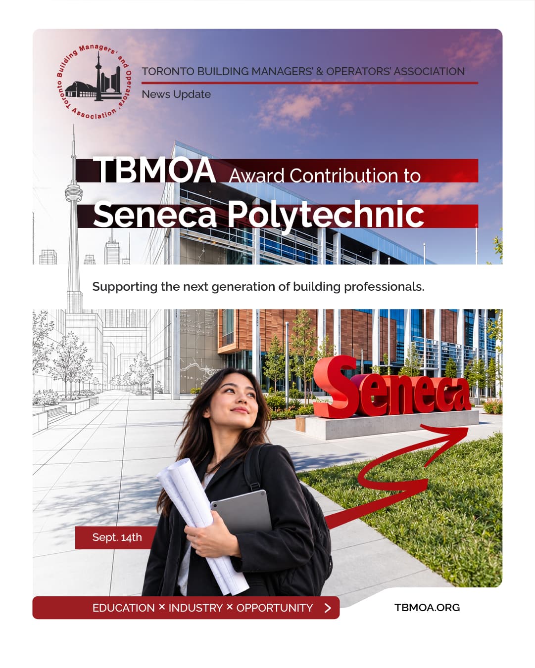 TBMOA Supports the Next Generation of Building Professionals Through Seneca Polytechnic Award